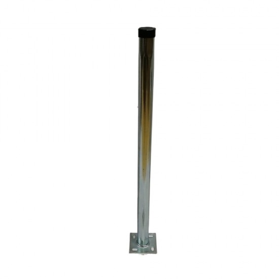 75CM SATELLITE MAST PATIO GROUND BASE PLATE MOUNT GALVANISED STAND AERIAL DISH
