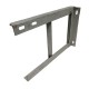 12"x18" One Piece Galvanised TV Aerial Wall Mounting H Bracket Pole Mast Install