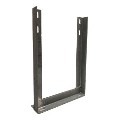 12"x18" One Piece Galvanised TV Aerial Wall Mounting H Bracket Pole Mast Install 12"x18" One Piece Galvanised TV Aerial Wall Mounting H Bracket Pole Mast Install