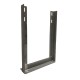 12"x18" One Piece Galvanised TV Aerial Wall Mounting H Bracket Pole Mast Install