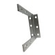 6" x 6" One Piece Galvanised TV Aerial Wall Mounting H Bracket Pole Mast Install