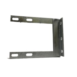 6 x 8 inch One Piece Galvanised TV Aerial Wall Mounting H Bracket Pole 