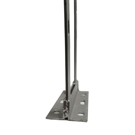 6 x 8 inch One Piece Galvanised H Bracket 