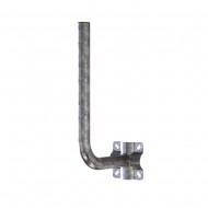 180mm Stand off 350mm Height Galvanised Steel Wall Mount 32mm Diameter