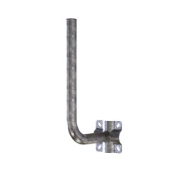 180mm Stand off 350mm Height Galvanised Steel Wall Mount 32mm Diameter 180mm Stand off 350mm Height Galvanised Steel Wall Mount 32mm Diameter