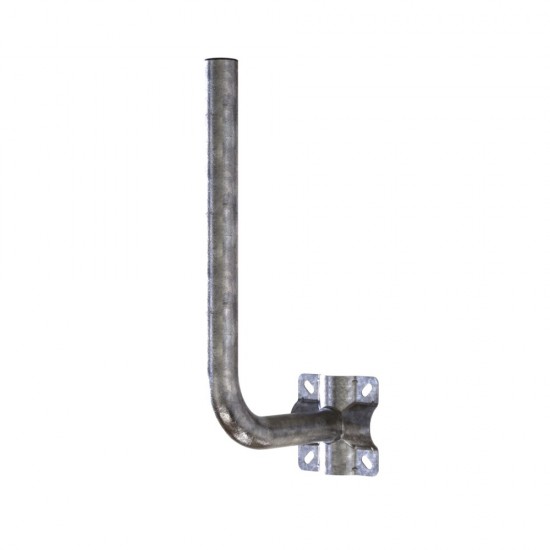 180mm Galvanised Steel Wall Mount (32mm Diameter) 180mm Galvanised Steel Wall Mount (32mm Diameter)