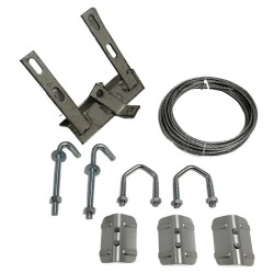 6 inch CHIMNEY BRACKET GALVANISED AERIAL MOUNTING SATELLITE FIXING LASHING WIRE 
