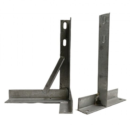 18 inch T-K Wall Bracket Set Bracket Aerial Radio Satellite mast Pole Galvanized from Satcity.ie Ireland Limerick 18 inch T-K Wall Bracket Set Bracket Aerial Radio Satellite mast Pole Galvanized