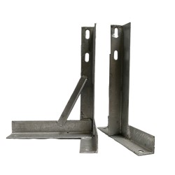 24 inch T-K Wall Bracket Set Bracket Aerial Radio Satellite mast Pole Galvanized 24 inch T-K Wall Bracket Set Bracket Aerial Radio Satellite mast Pole Galvanized