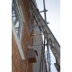 36 inch T-K Wall Bracket Set Bracket Aerial Radio Satellite mast Pole Galvanized