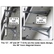 36 inch T-K Wall Bracket Set Bracket Aerial Radio Satellite mast Pole Galvanized