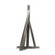 36 inch T-K Wall Bracket Set Bracket Aerial Radio Satellite mast Pole Galvanized