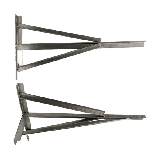 36 inch T-K Wall Bracket Set Bracket Aerial Radio Satellite mast Pole Galvanized