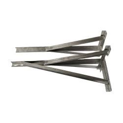 36 inch T-K Wall Bracket Set Bracket Aerial Radio Satellite mast Pole Galvanized