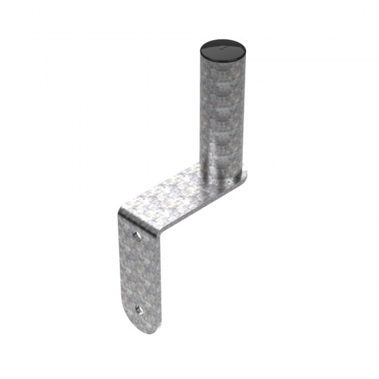 10CM TV Aerial / CPE Wall Bracket 100mm x 100mm Galvanised (32mm Diameter)