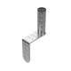 10CM TV Aerial / CPE Wall Bracket 100mm x 100mm Galvanised (32mm Diameter)