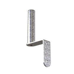 10cm Aerial / CPE Wall Bracket 100mm x 150mm Galvanised (32mm Diameter)