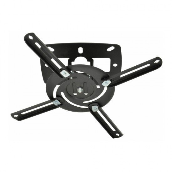CEILING PROJECTOR BRACKET MOUNT SILVER LCD ADJUSTABLE TILT ROTATE FIXED COMPACT