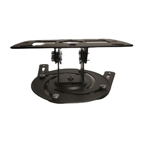 CEILING PROJECTOR BRACKET MOUNT SILVER LCD ADJUSTABLE TILT ROTATE FIXED COMPACT