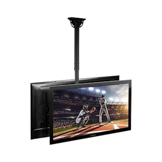 2 TV Ceiling Bracket for 32-70" TVs (1060 - 1560 mm from Ceiling / 45KG x 2)