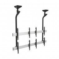 Revez 4 Screen Ceiling Mounted Video Wall for 45-55inch Screens 2x2