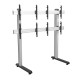 Revez 4 Screen Video Wall Cart for 45-55" Displays (2x2) from Satcity.ie Ireland Limerick Revez 4 Screen Video Wall Cart for 45-55inch Displays (2x2)