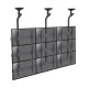 Revez 9 Screen Ceiling Mounted Video Wall for 45-50inch Screens 3x3