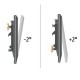 Revez 4 Screen Ceiling Mounted Video Wall for 45-55inch Screens 2x2
