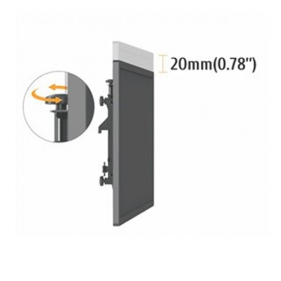 Revez 4 Screen Ceiling Mounted Video Wall for 45-55inch Screens 2x2