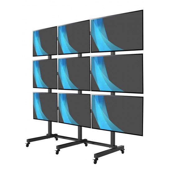 Revez 9 Screen Video Wall for 45-50" Displays (3X3) from Satcity.ie Ireland Limerick Revez 9 Screen Video Wall for 45-50inch Displays 3X3