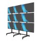 Revez 9 Screen Video Wall for 45-50" Displays (3X3) from Satcity.ie Ireland Limerick Revez 9 Screen Video Wall for 45-50inch Displays 3X3