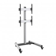 Revez Dual TV Cart for 40-65" Displays