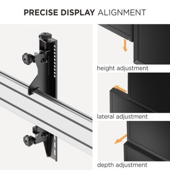 Revez Dual TV Stand for 40-65" Displays