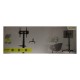 TV Presentation Stand 37-70 Inch Mobile TV Stand Rolling Cart Floor Stand Mount