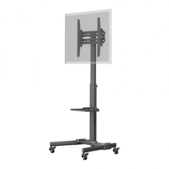 TV Presentation Stand 37-70 Inch Mobile TV Stand Rolling Cart Floor Stand Mount