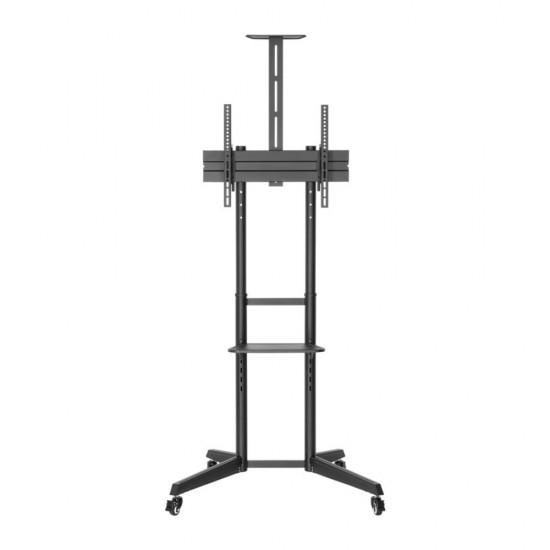 TV Presentation Stand PRO 37-70 Inch with Camera Shelf Mobile TV Rolling Cart 