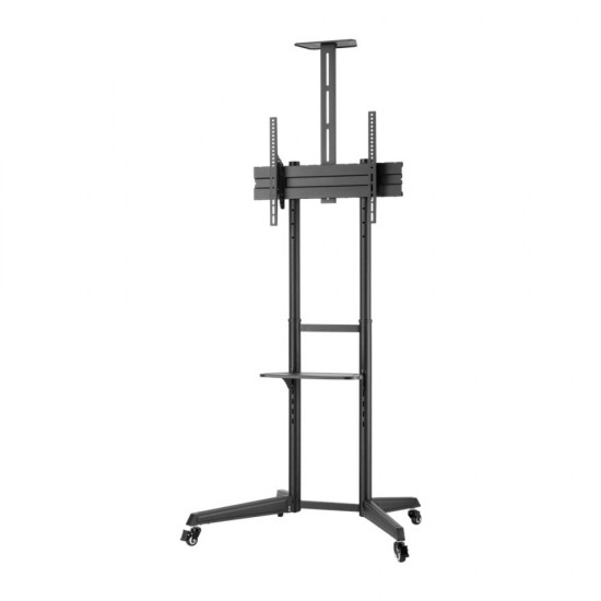 TV Presentation Stand PRO 37-70 Inch with Camera Shelf Mobile TV Rolling Cart 