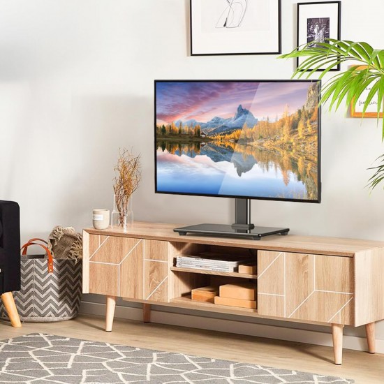 UNIVERSAL TV STAND TABLE TOP PEDESTAL WITH BRACKET M 17’’-55’’ ADJUSTABLE STAND