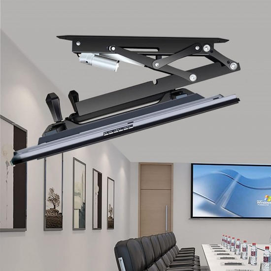 Motorised Drop Down Ceiling TV Mount for TVs up to 70 inch (Tuya App/Alexa/Google Home)