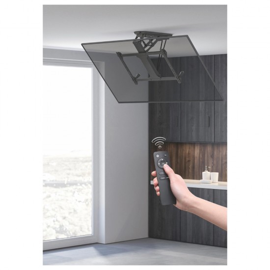Motorised Drop Down Ceiling TV Mount for TVs up to 70 inch (Tuya App/Alexa/Google Home)