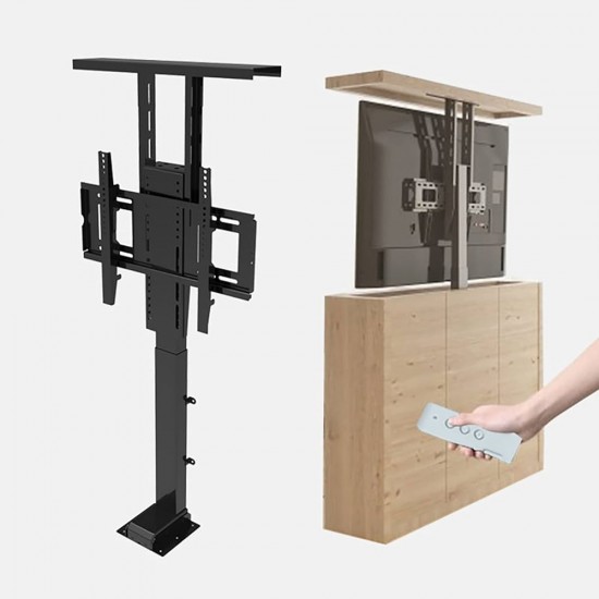 Motorised In Cabinet Electric Lift TV Mount for TVs up to 80 inch (Tuya App/Alexa/Google Home)