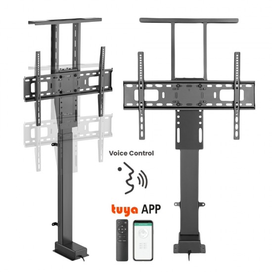 Motorised In Cabinet Electric Lift TV Mount for TVs up to 80 inch (Tuya App/Alexa/Google Home)