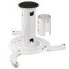 PROJECTOR CEILING MOUNT UNIVERSAL BRACKET TILT SWIVEL 360 DEGREE WHITE 