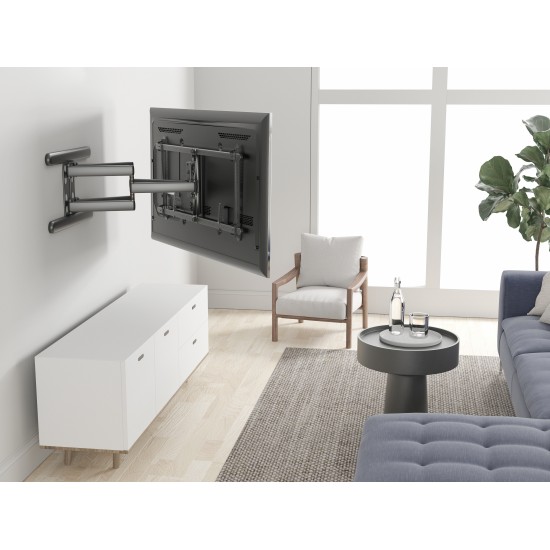 Revez Extra Long Arm Full Motion swivel TV Bracket Mount 43–80 inch STS80 TVs from Satcity.ie Ireland Limerick Revez Extra Long Arm Full Motion swivel TV Bracket Mount 43–80 inch STS80 TVs