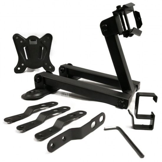 TV WALL BRACKET MOUNT TTS42 DUAL ARM SWIVEL FOR 13 - 42 INCH
