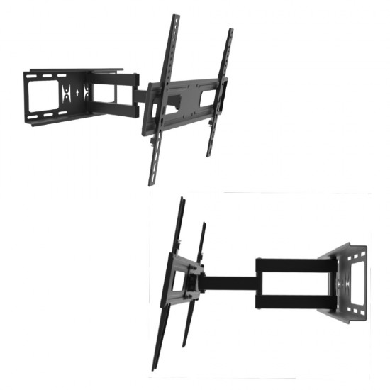 SINGLE ARM TV WALL BRACKET MOUNT TILT SWIVEL FOR 26 - 55 INCH TVS STS60 MONITOR