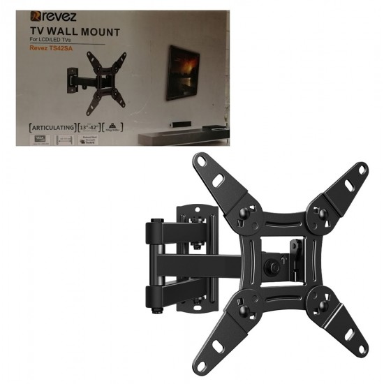 SWIVEL TV WALL BRACKET MOUNT FOR 13 - 42 INCH LCD LED TVS REVEZ TS42SA MONITOR