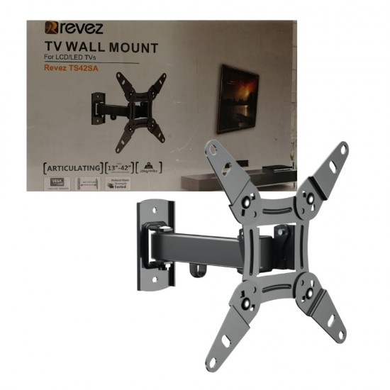 SWIVEL TV WALL BRACKET MOUNT FOR 13 - 42 INCH LCD LED TVS REVEZ TS42SA MONITOR