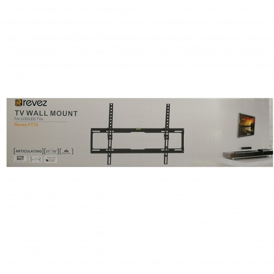 FLAT TILT TV WALL BRACKET MOUNT FOR 37 - 70 INCH FT70 LCD LED PLASMA TVS MONITOR