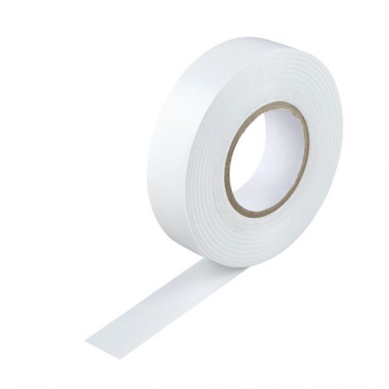 ELECTRICAL INSULATION PVC TAPE WATERPROOF TAPE FLAME RETARDANT 20M X 19MM WHITE